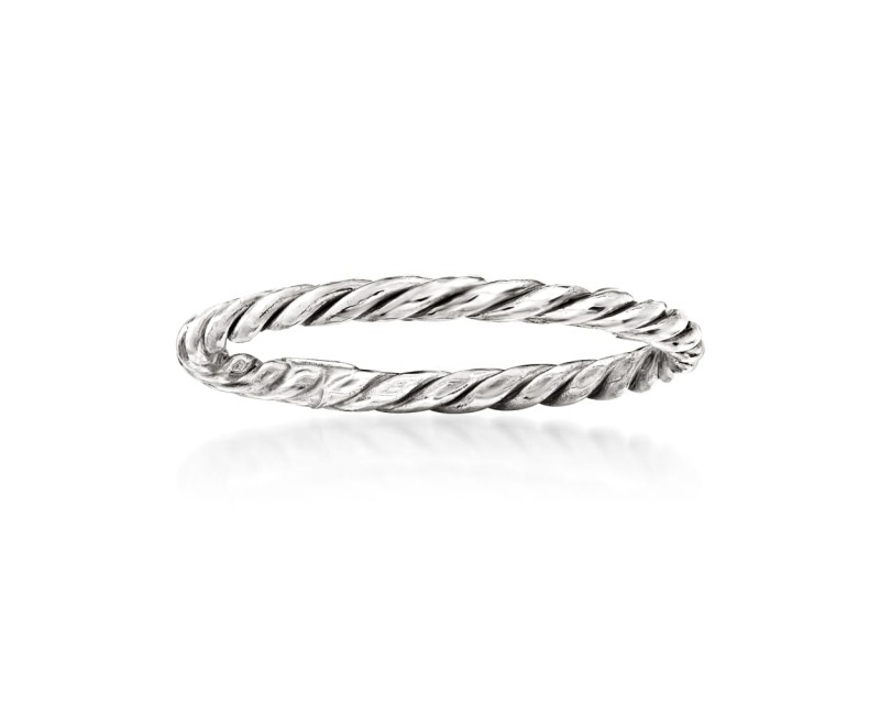 18kt White Gold Rope Ring 18kt White Gold Rope Ring