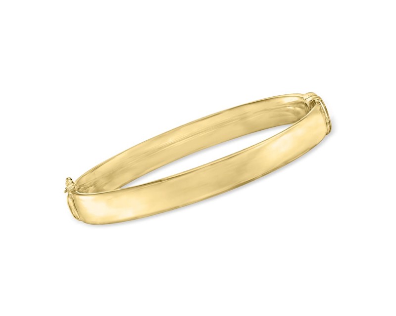 18kt Gold Over Sterling Polished Bangle Bracelet 18kt Gold Over Sterling Polished Bangle Bracelet
