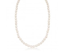 Baby's 4-4.5mm Cultured Pearl Necklace with 14kt Yellow Gold. 13"