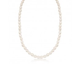 Baby's 4-4.5mm Cultured Pearl Necklace with 14kt Yellow Gold. 13"