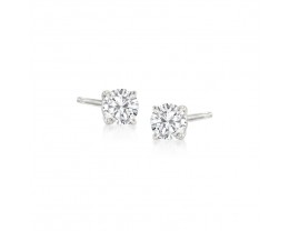 .10 ct. t.w. Diamond Stud Earrings in 14kt White Gold