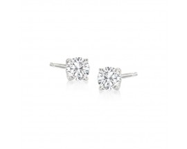 .10 ct. t.w. Diamond Stud Earrings in 14kt White Gold
