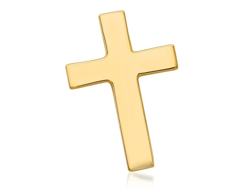 14kt Yellow Gold Cross Tie Tack 14kt Yellow Gold Cross Tie Tack