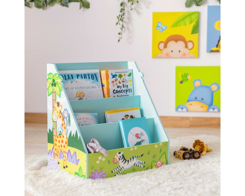Fantasy Fields "Sunny Safari" Child's Wooden Bookshelf Fantasy Fields "Sunny Safari" Child's Wooden Bookshelf
