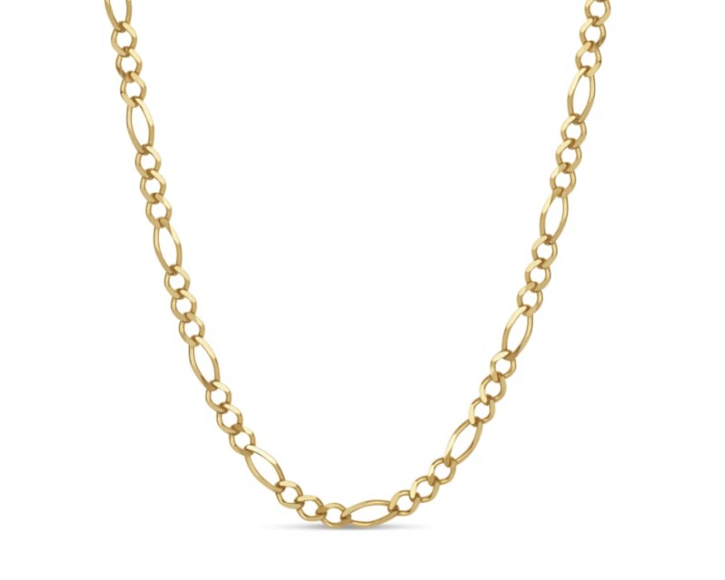 Italian Men's 18kt Gold Over Sterling 4.3mm Figaro Chain. 24" Italian Men's 18kt Gold Over Sterling 4.3mm Figaro Chain. 24"